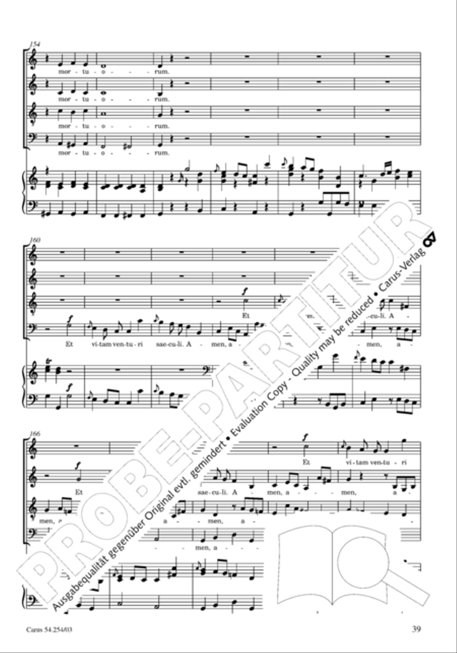 Missa Sancti Hieronymi 4-Part scores gallery preview page 40