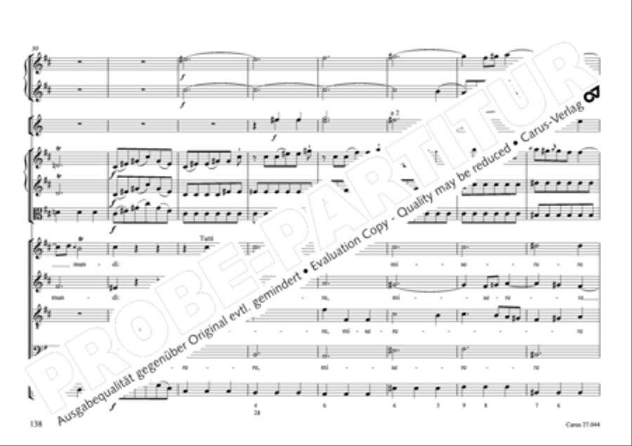 Messa per il Santissimo Natale 4-Part scores gallery preview page 129