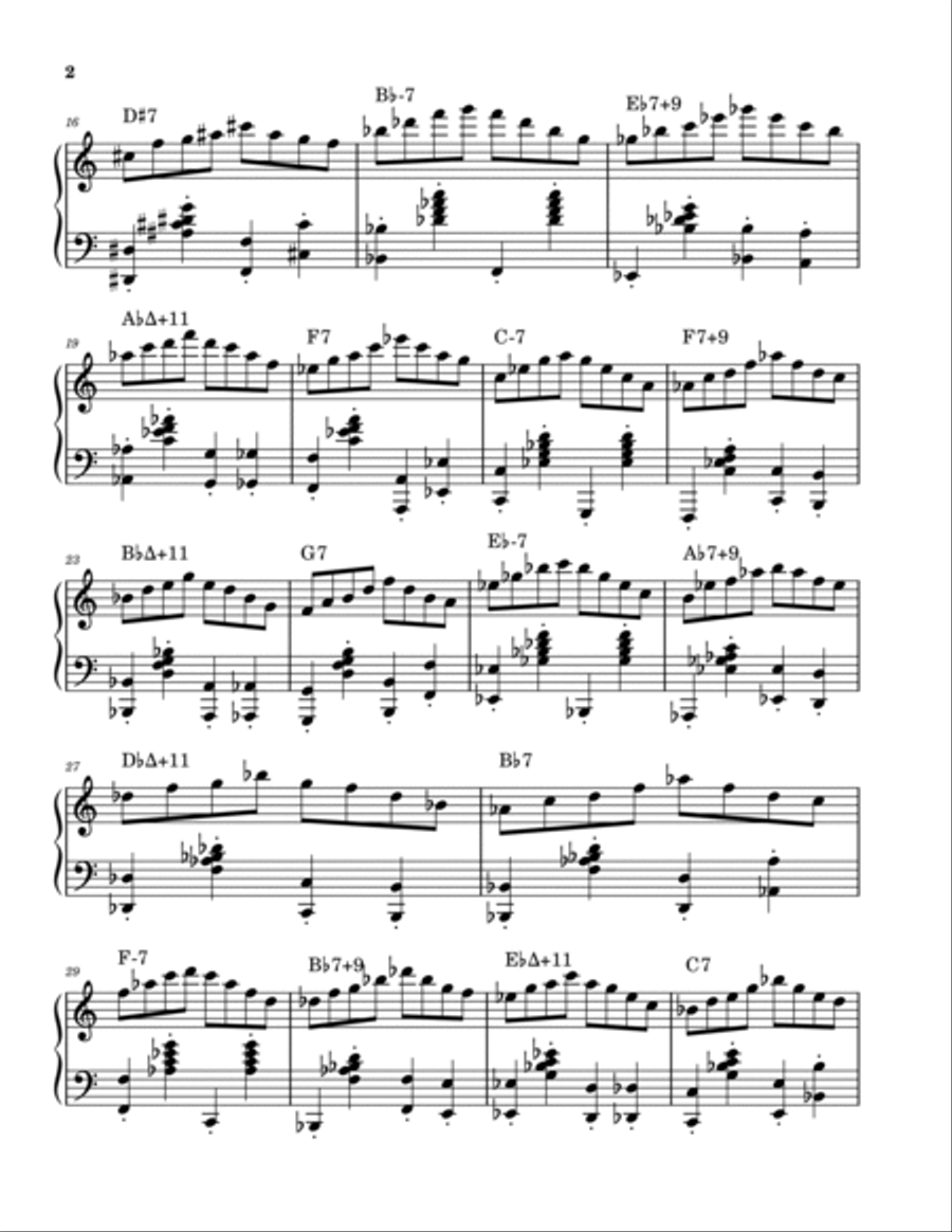 Little Stride Exercise Little Stride Exercise Piano Method scores gallery preview page 2