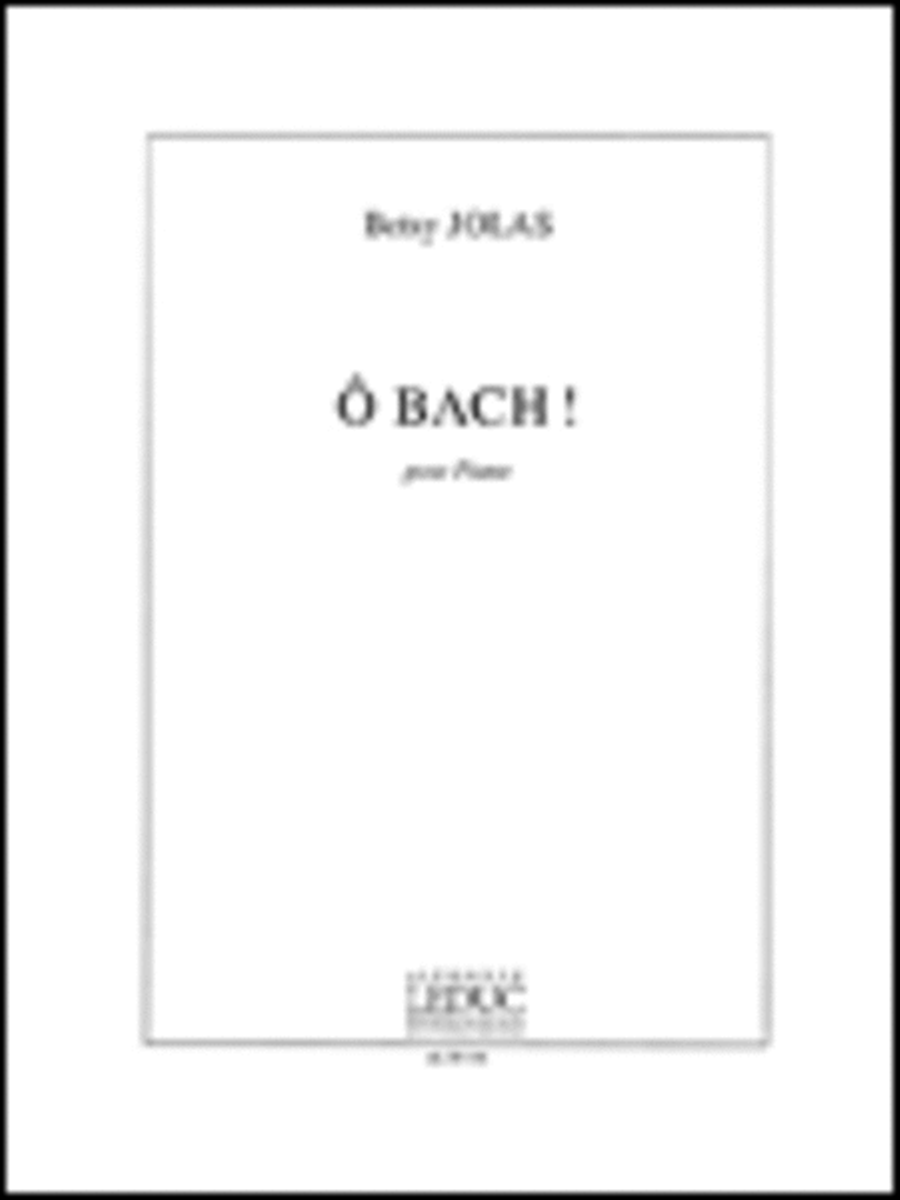 O Bach! Piano Solo scores gallery preview page 1