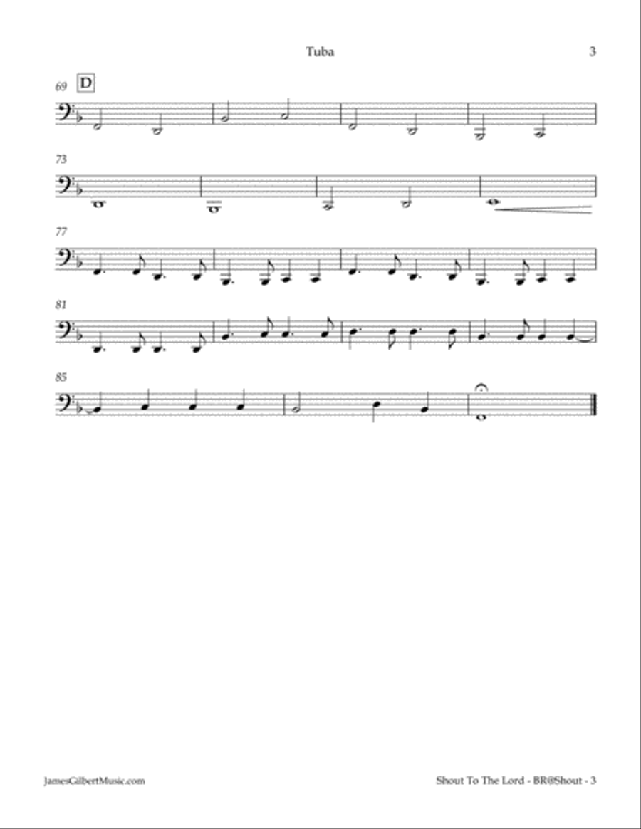 Shout To The Lord Brass Ensemble scores gallery preview page 4