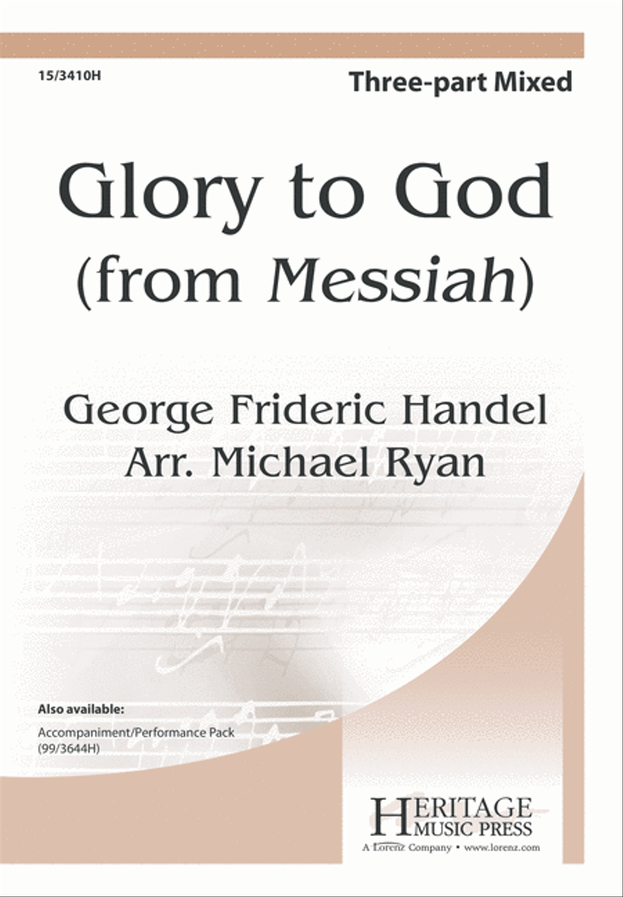 Glory to God Glory to God 3-Part scores gallery preview page 1