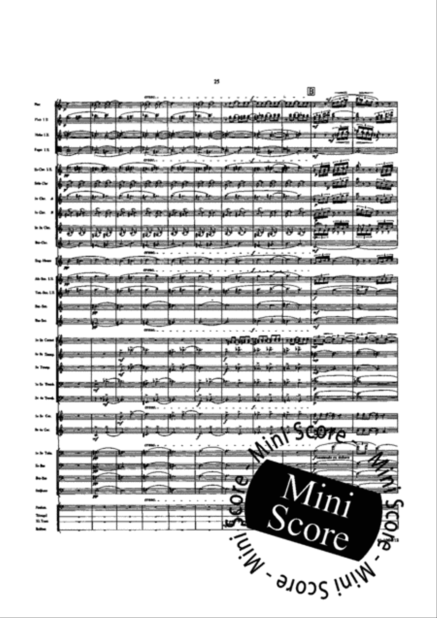 Symphonie pour Orchestre d'Harmonie Concert Band scores gallery preview page 31