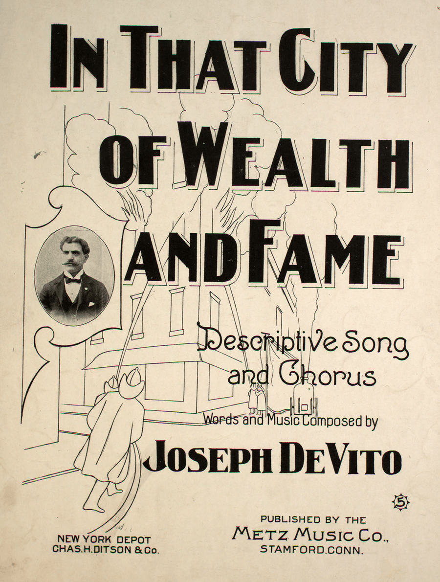 In That City of Wealth and Fame. Descriptive Song and Chorus