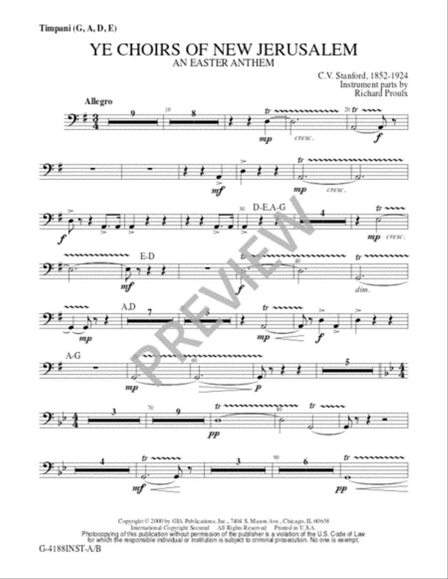 Ye Choirs of New Jerusalem - Brass Sextet edition