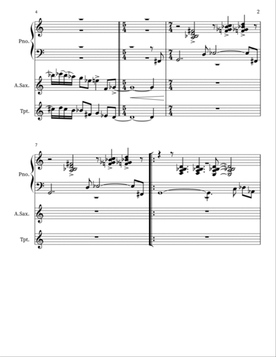 Sketches 3 - Score Only Small Ensemble scores gallery preview page 2