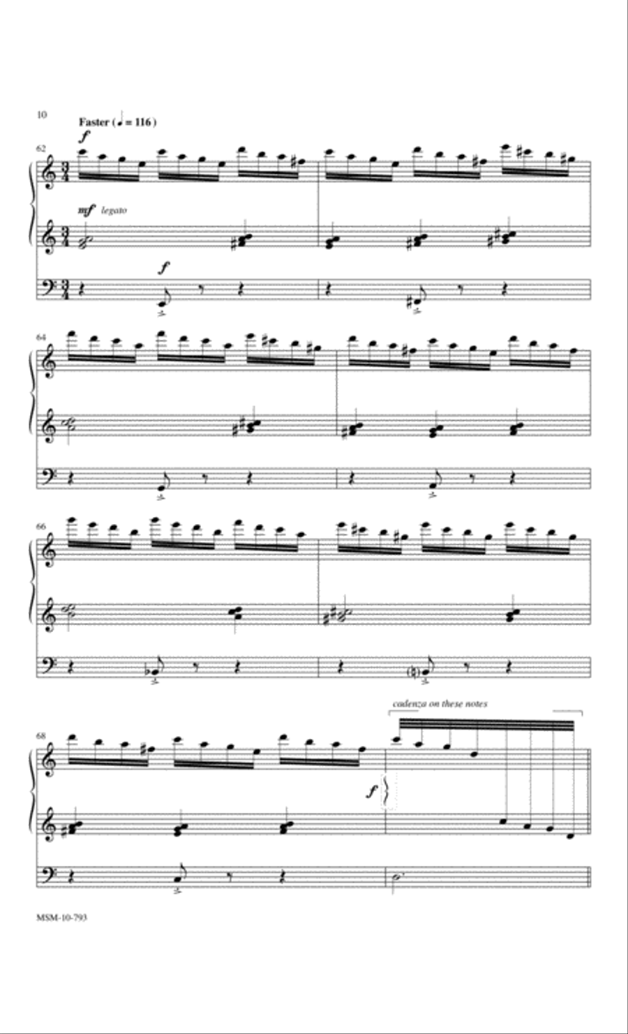 Fantasy for Organ Fantasy for Organ Organ Solo scores gallery preview page 5