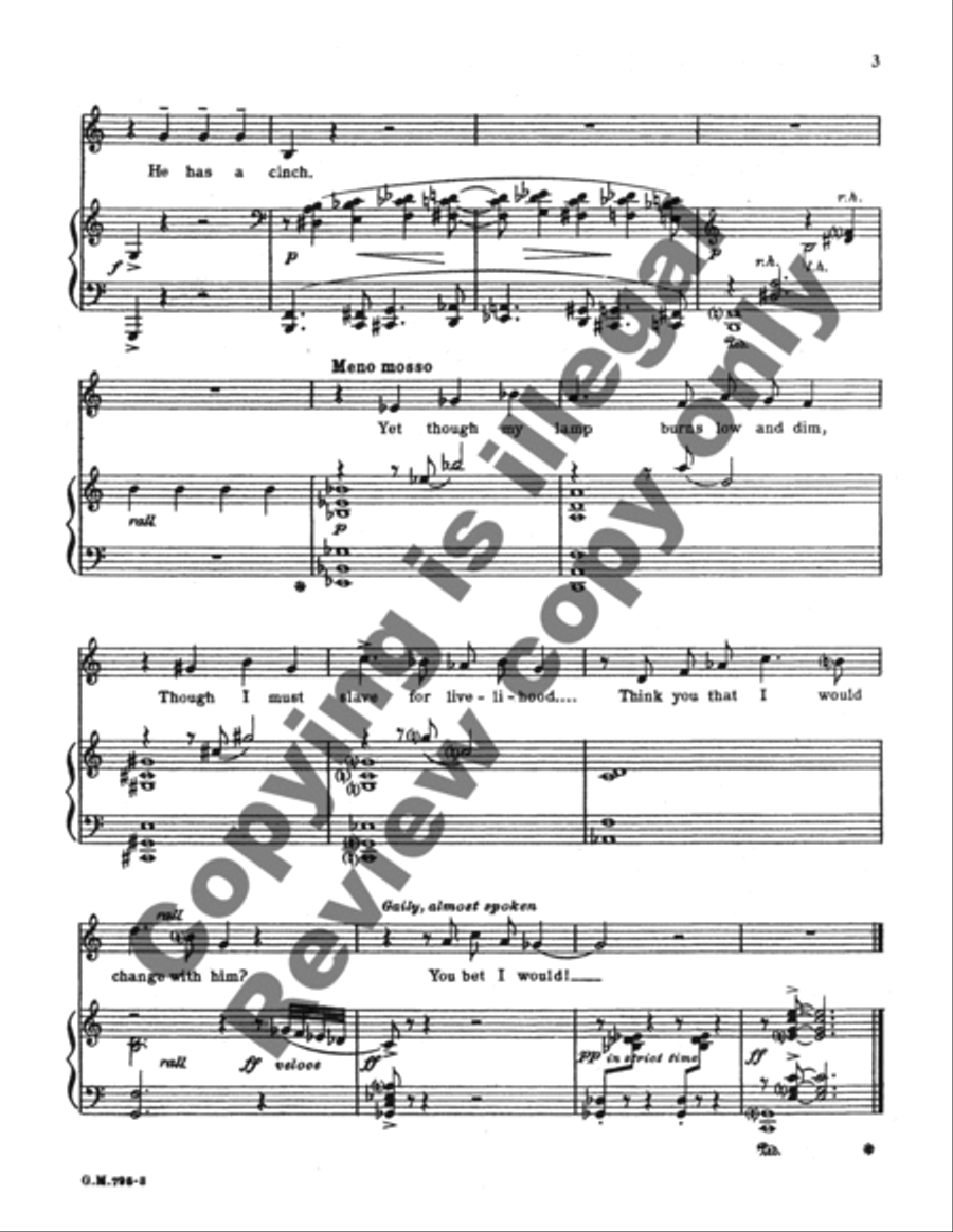 The Rich Man The Rich Man Low Voice scores gallery preview page 6