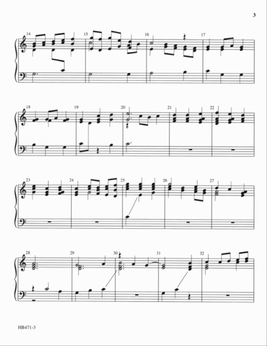 I Am So Glad - Hurlbutt 3-Octaves scores gallery preview page 3