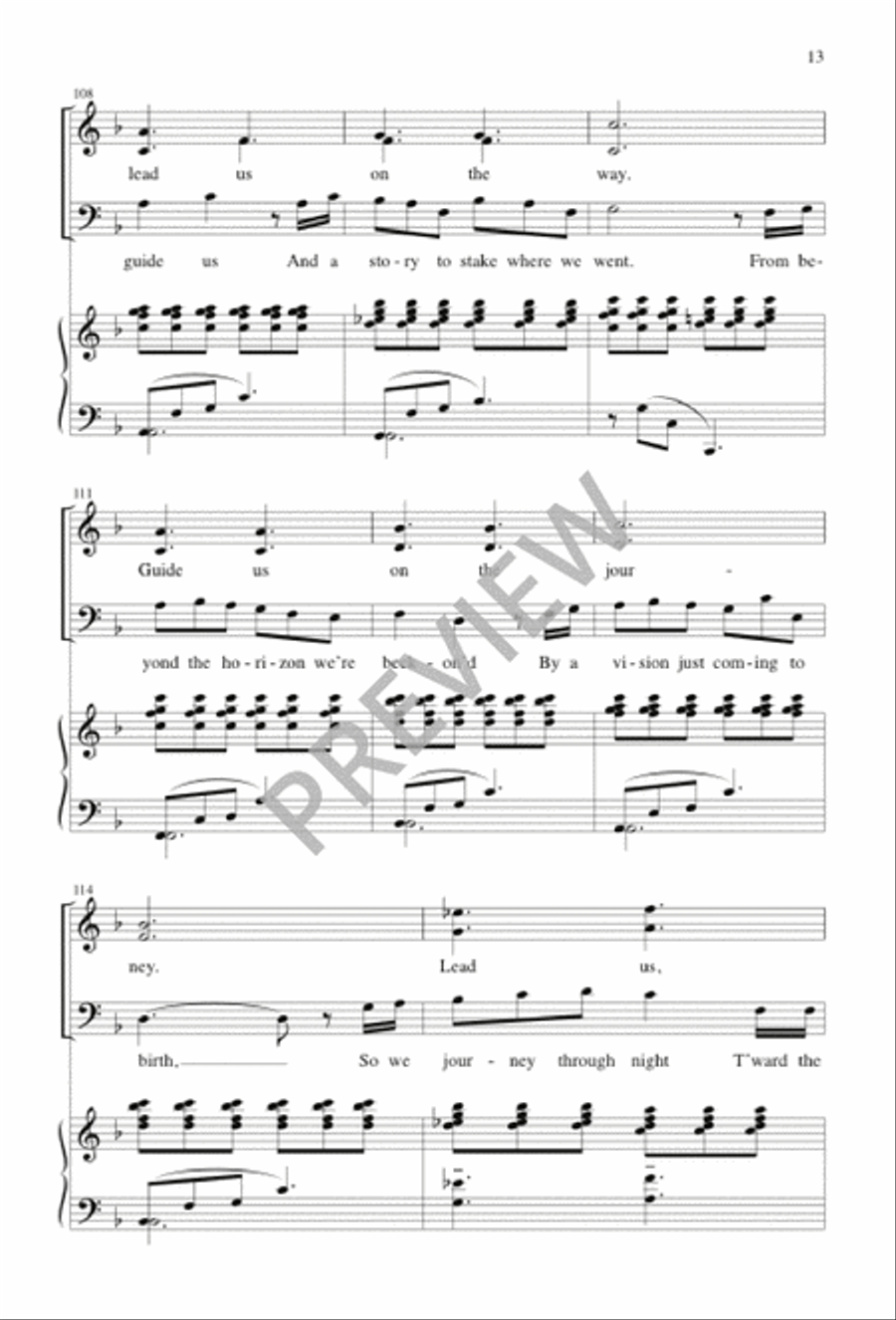 To the Ends of the Earth To the Ends of the Earth 4-Part scores gallery preview page 13