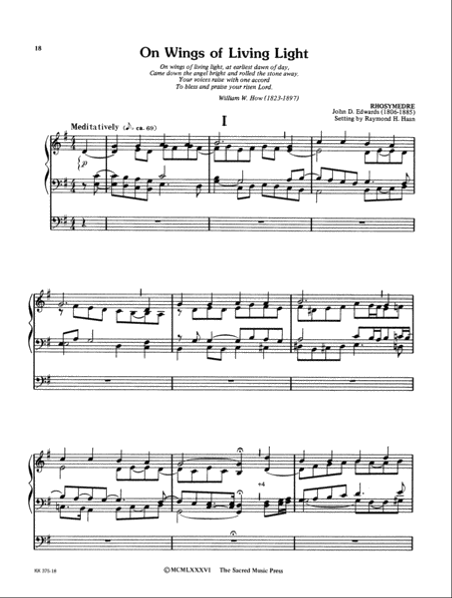Organ Music for Lent and Easter Organ Solo scores gallery preview page 7