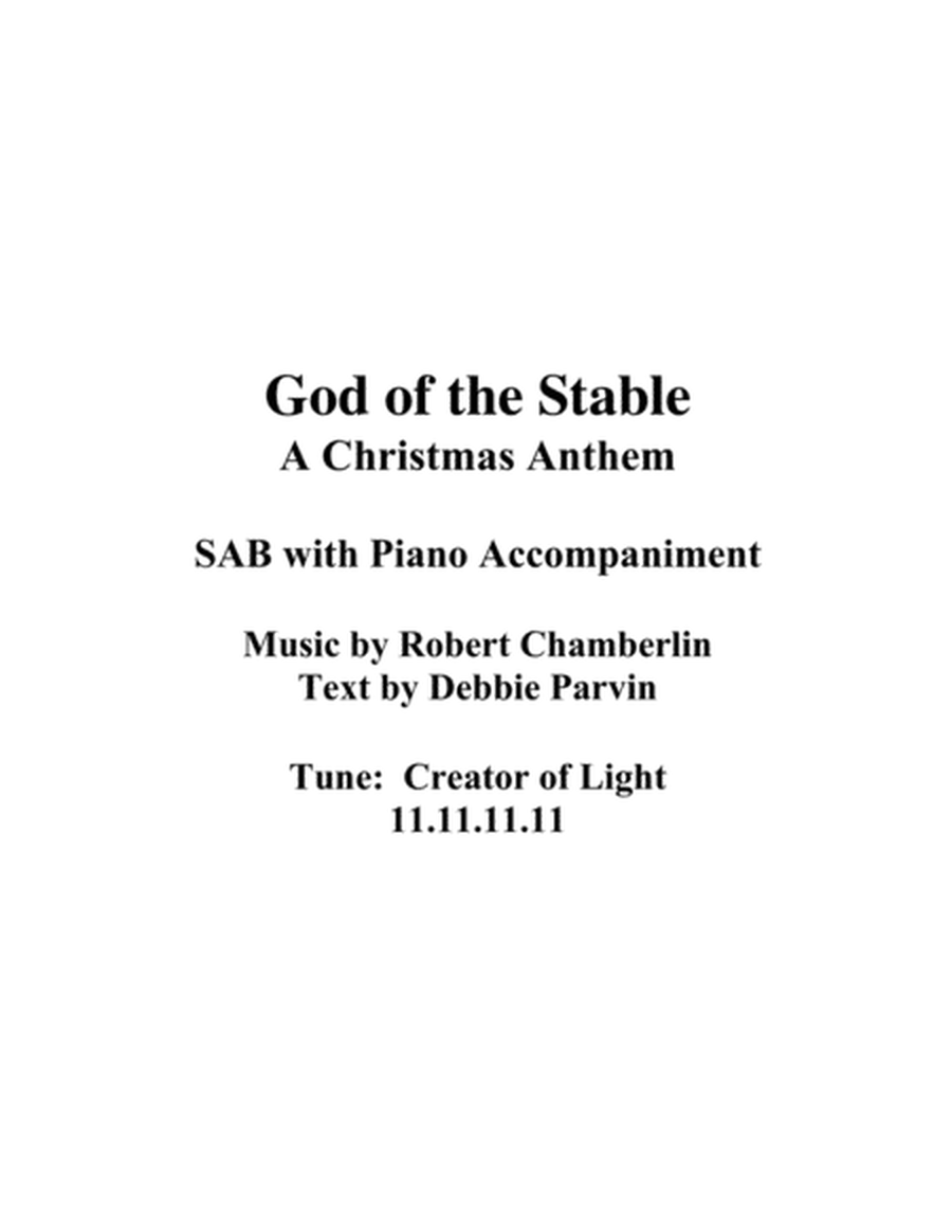 God of the Stable for SAB Choir image number null
