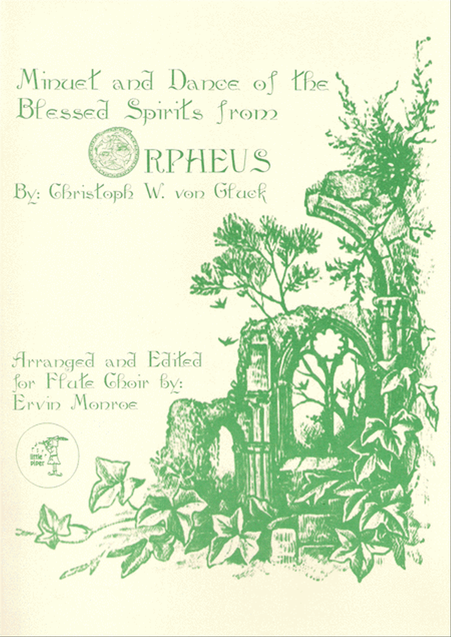 Minuet and Dance of the Blessed Spirits Flute Choir scores gallery preview page 1