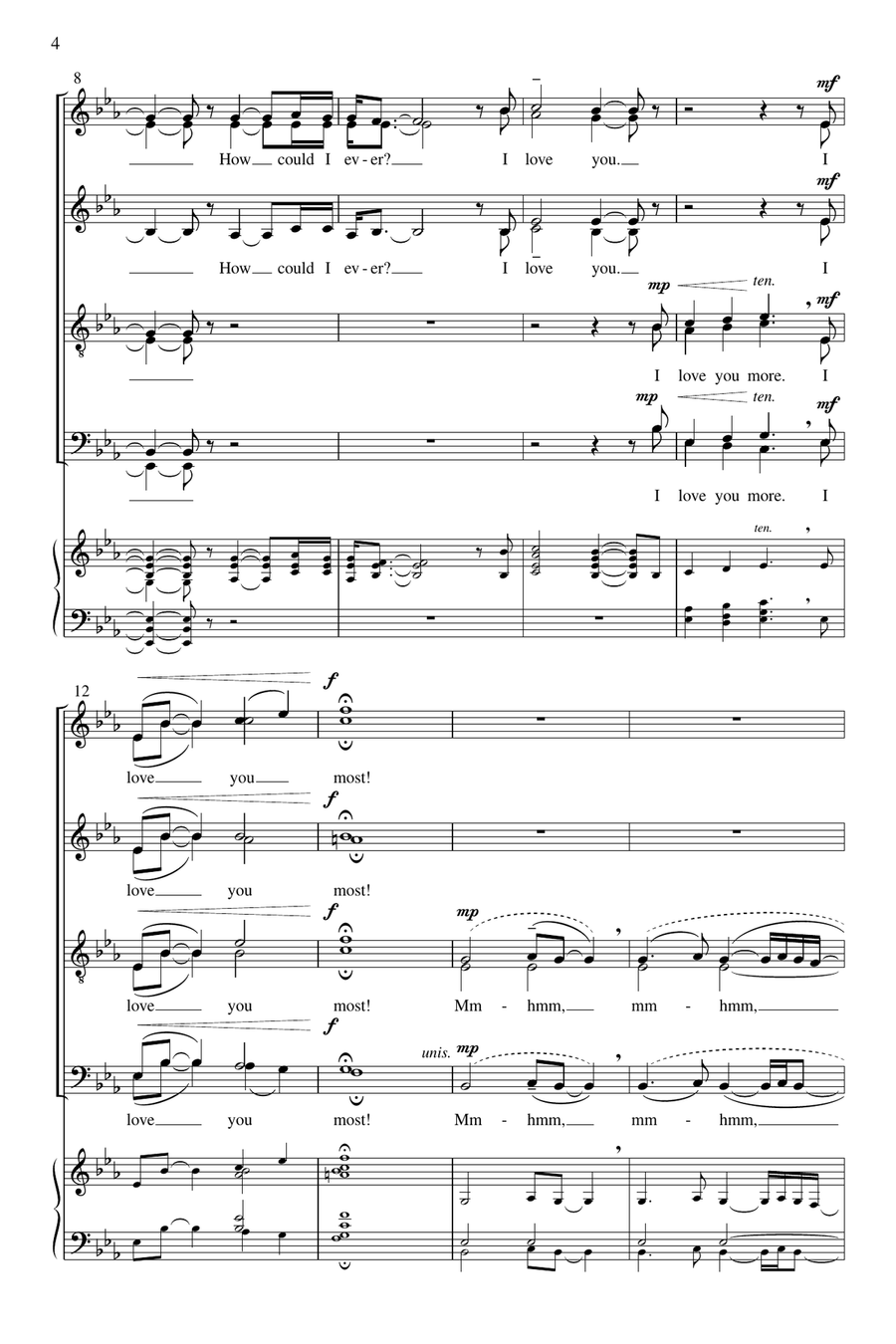 Chris and Gabe Chris and Gabe 4-Part scores gallery preview page 4