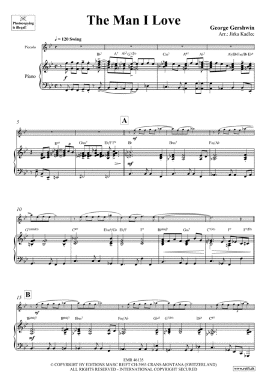The Man I Love Piccolo scores gallery preview page 3