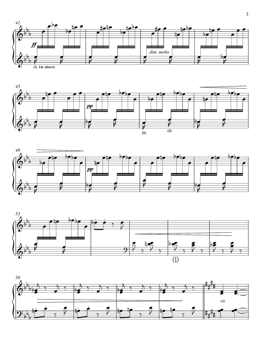 It's Raining Piano Solo scores gallery preview page 3