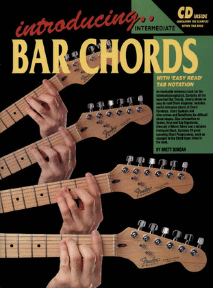 Book cover for Progressive Introducing Bar Chords (Book/CD)