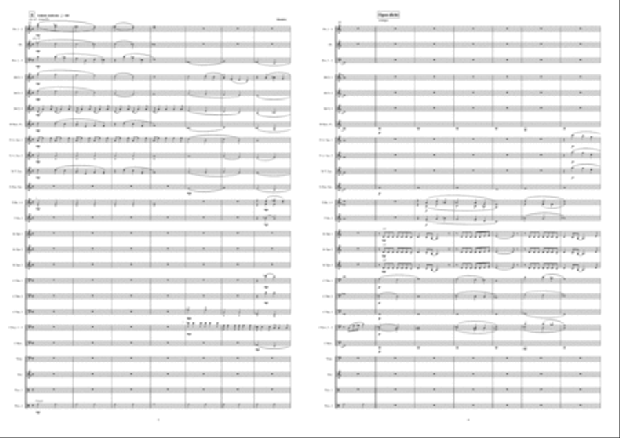 Musical Daens Suite Concert Band scores gallery preview page 3