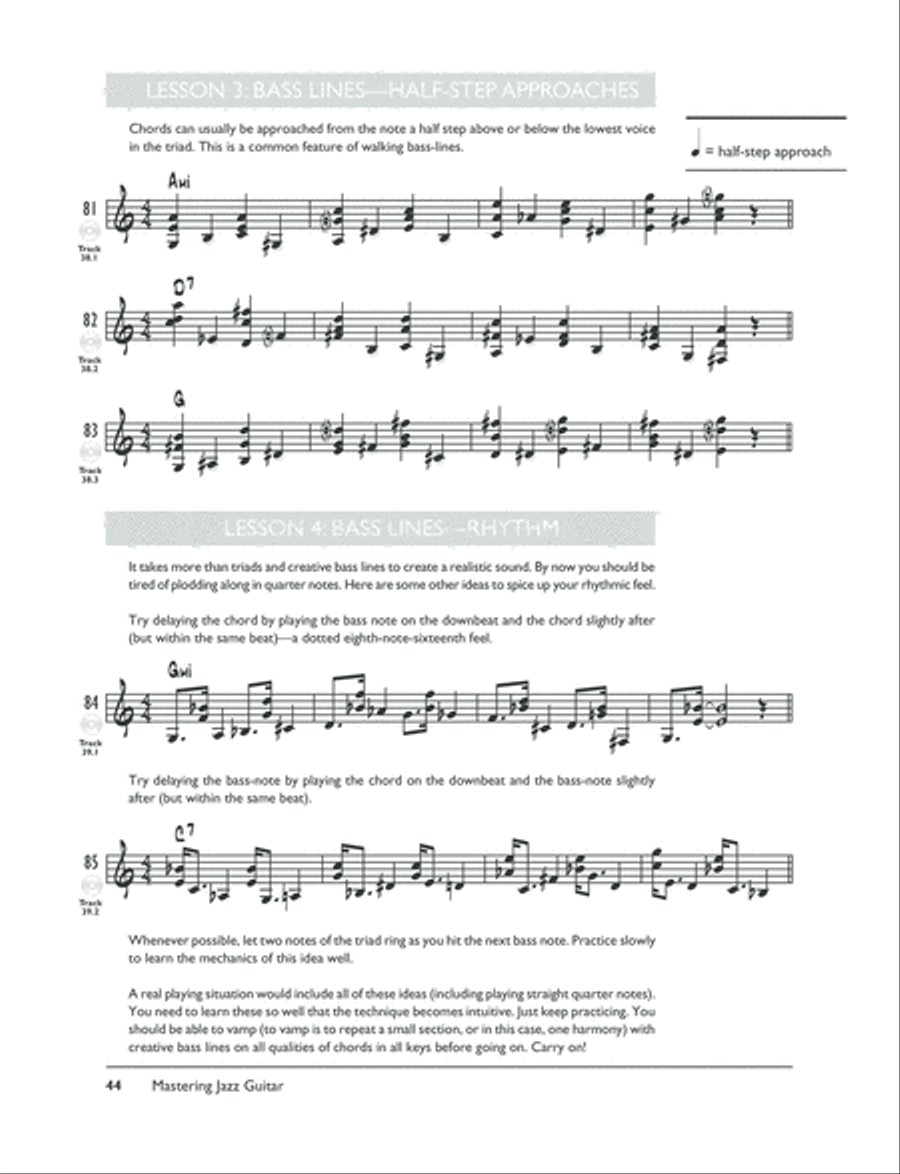 Complete Jazz Guitar Method Electric Guitar scores gallery preview page 5