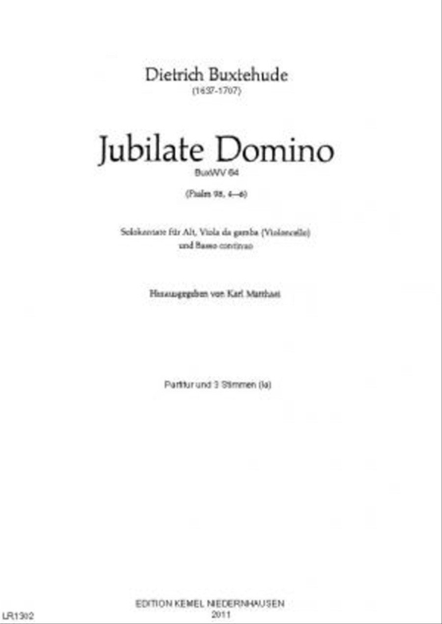 Jubilate Domino Viola da Gamba scores gallery preview page 1