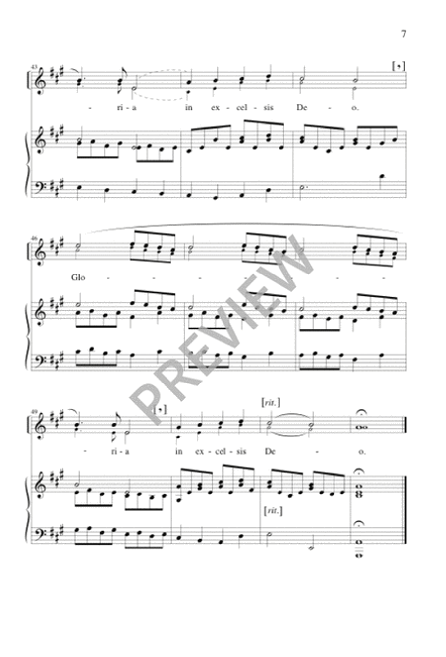 Noël D’Enfants Noël D’Enfants Unison Choir scores gallery preview page 7