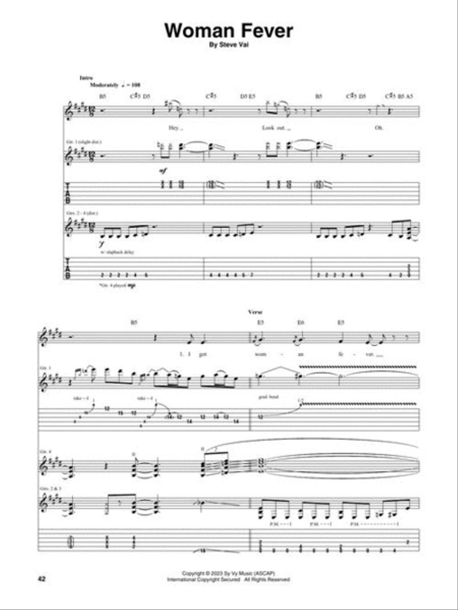 Vai/Gash Electric Guitar scores gallery preview page 5