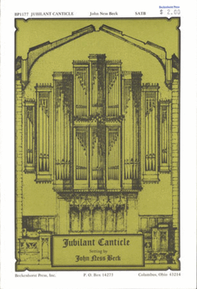 Book cover for Jubilant Canticle (Archive)