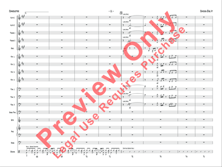 Chicks Dig It Jazz Ensemble scores gallery preview page 12