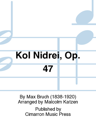 Book cover for Kol Nidrei, Op. 47