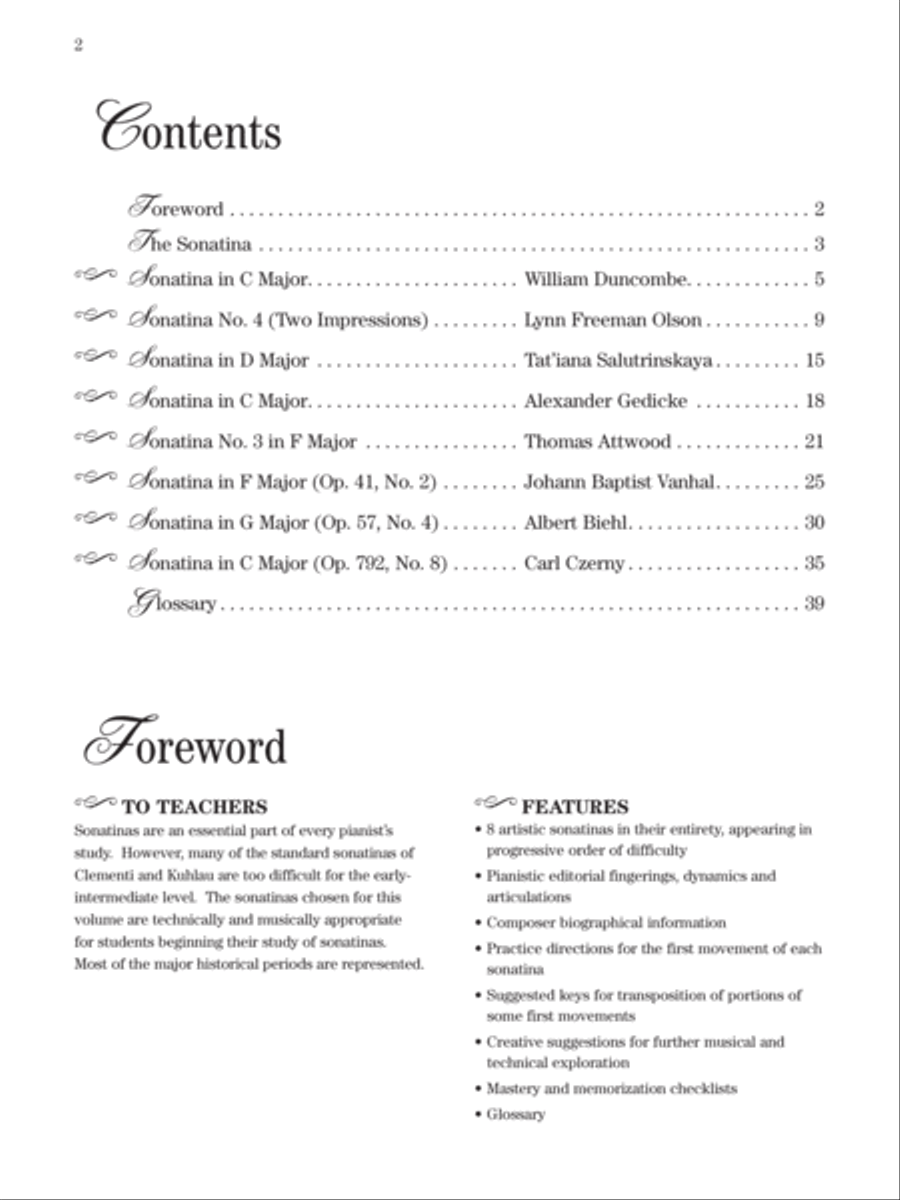 Lyrical Sonatinas, Book 1 Piano Solo scores gallery preview page 2