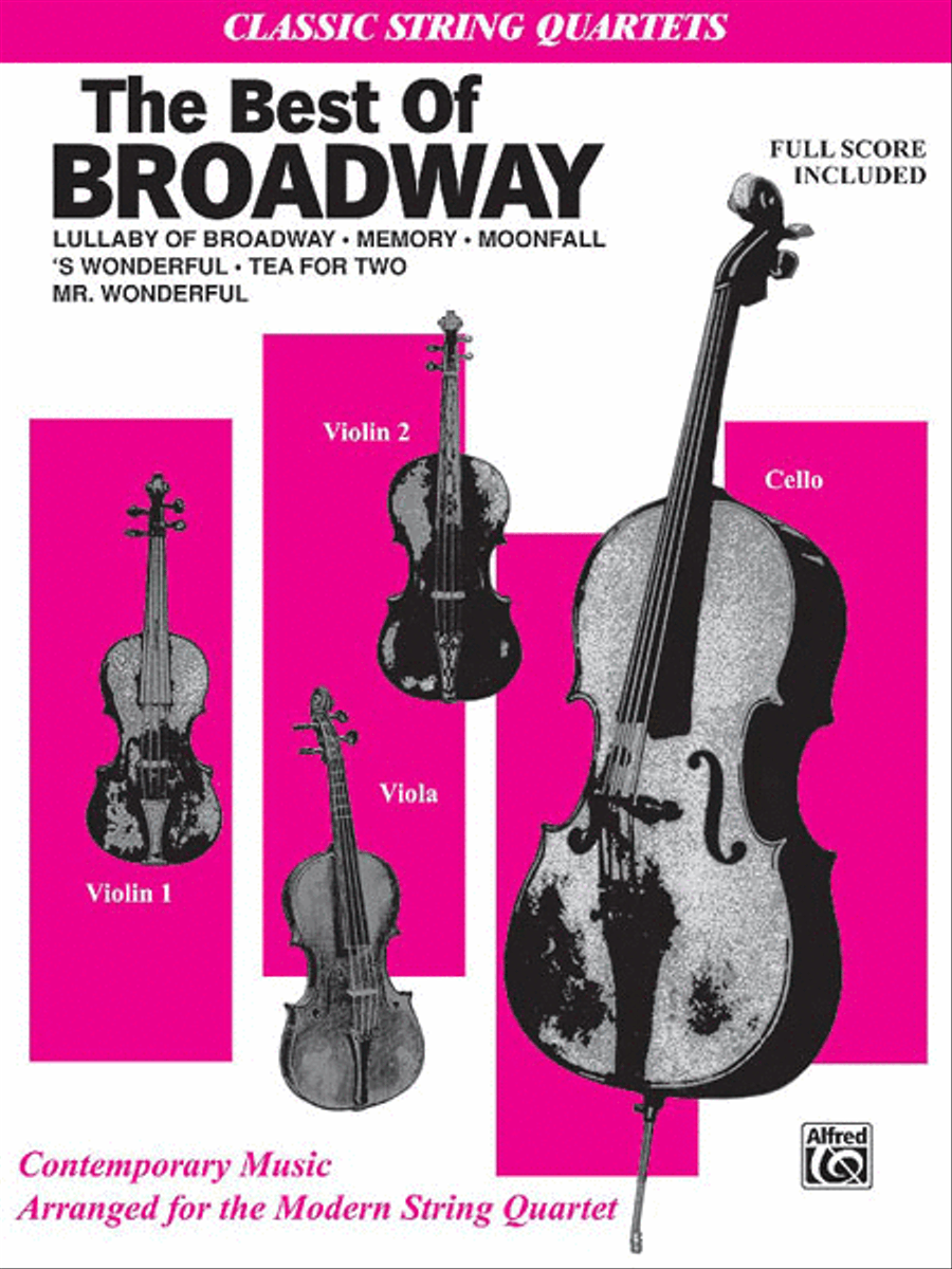 The Best of Broadway String Quartet scores gallery preview page 1