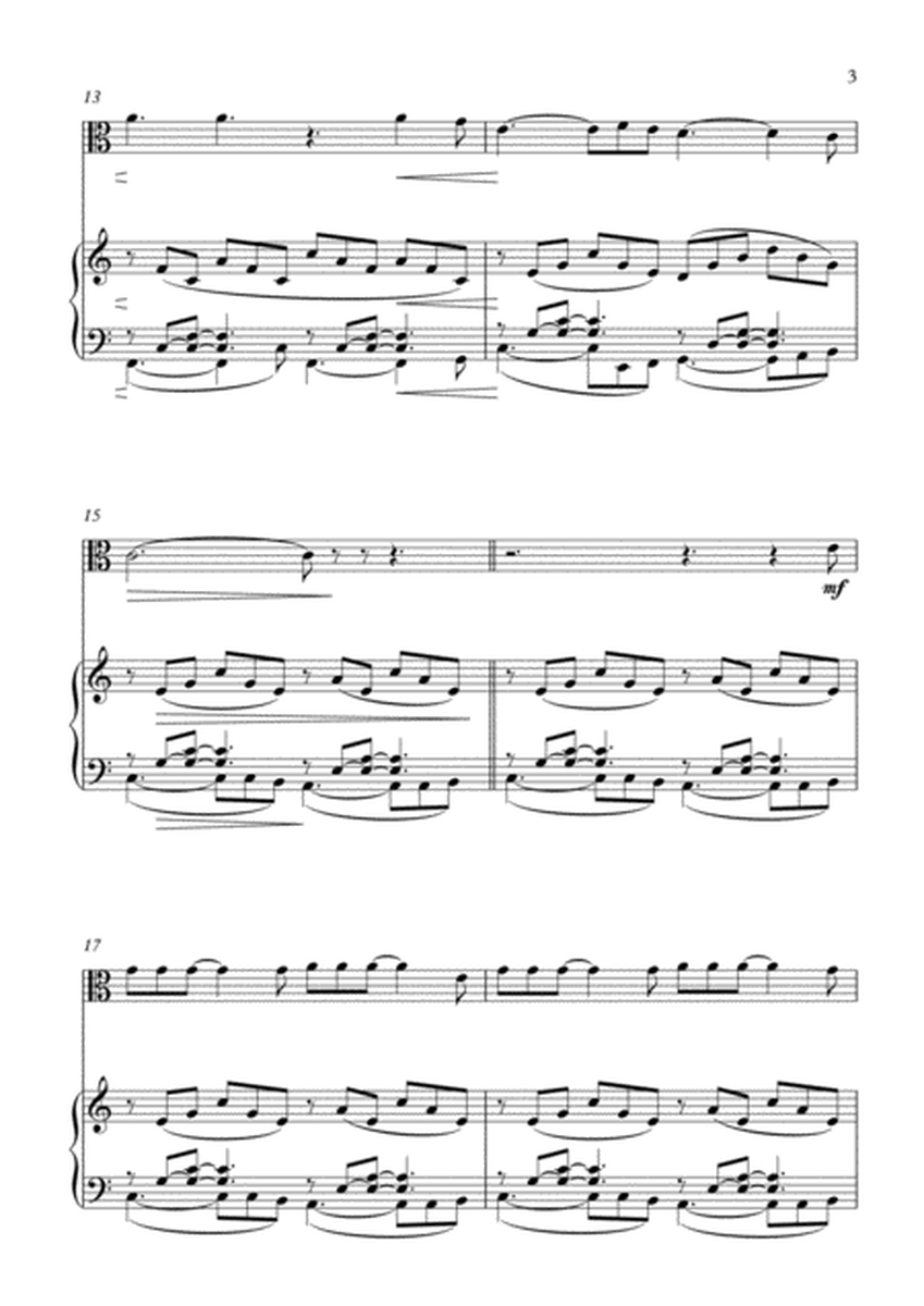 Hallelujah - Leonard Cohen - Viola, Piano