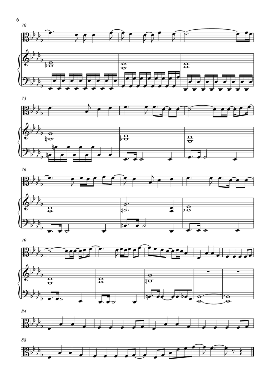 In The End Violin Solo scores gallery preview page 6