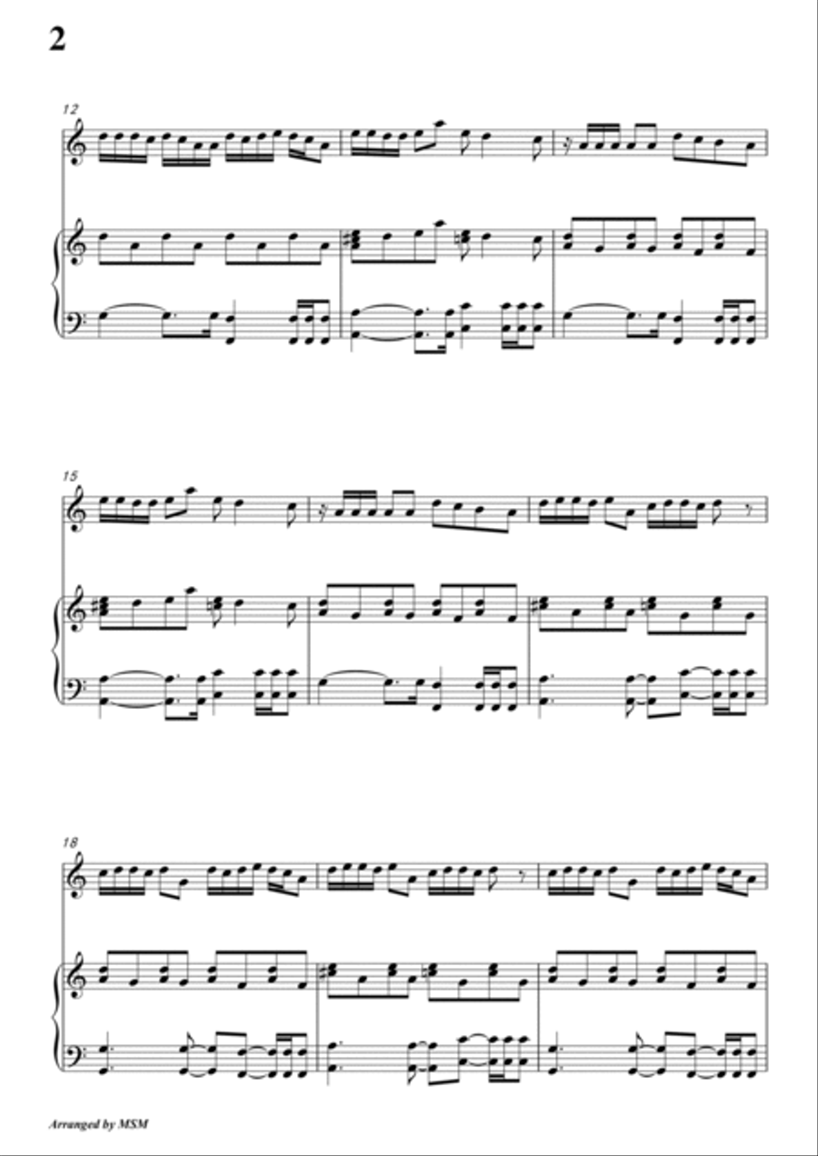 Rodeo (feat. Nas) Flute Solo scores gallery preview page 4