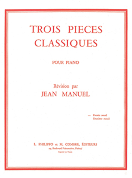Pieces classiques (3) - Volume 1
