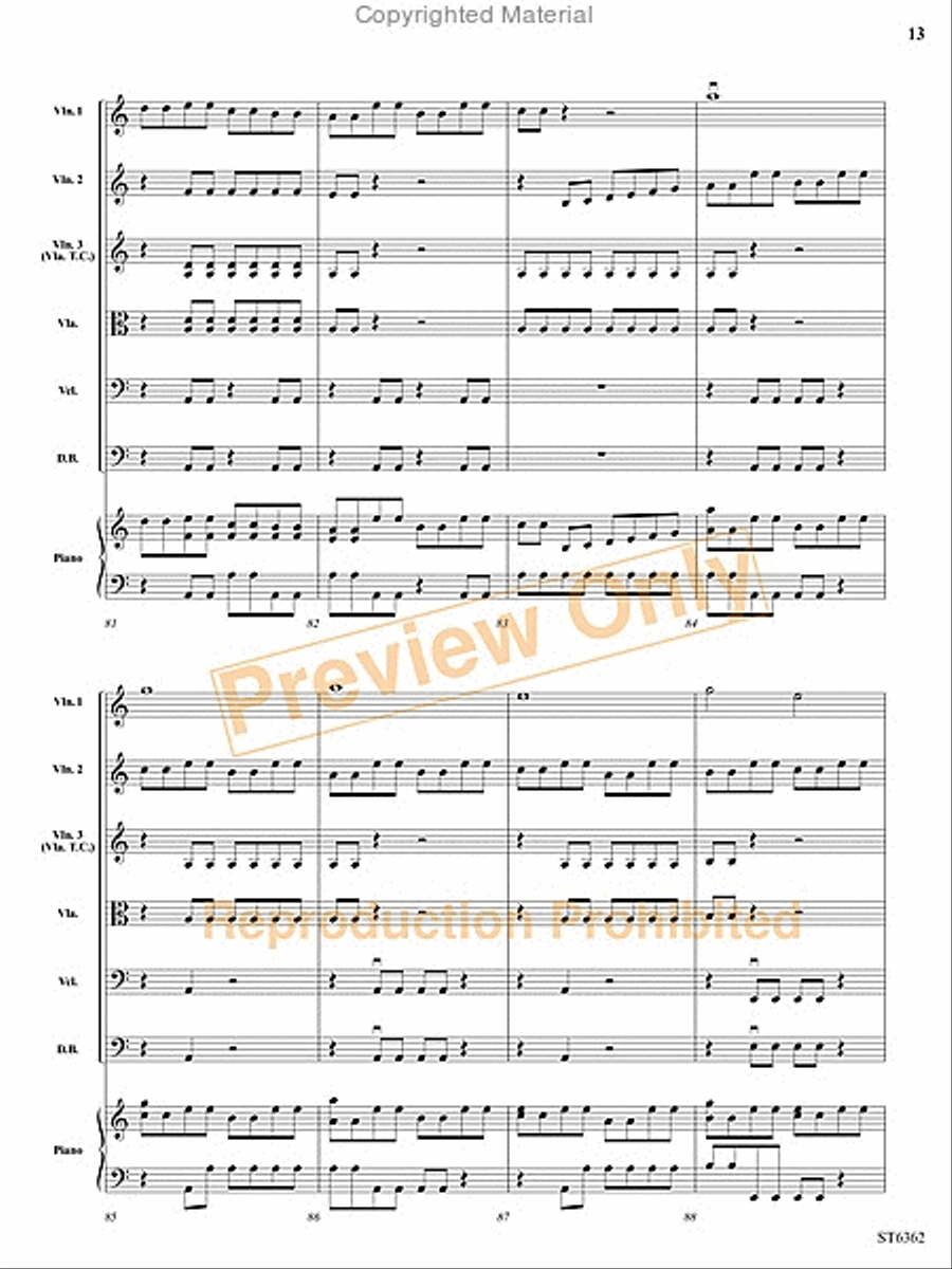 Electric Sinfonia String Orchestra scores gallery preview page 30