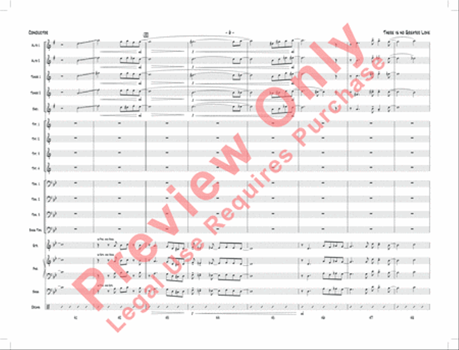 There Is No Greater Love Jazz Ensemble scores gallery preview page 9