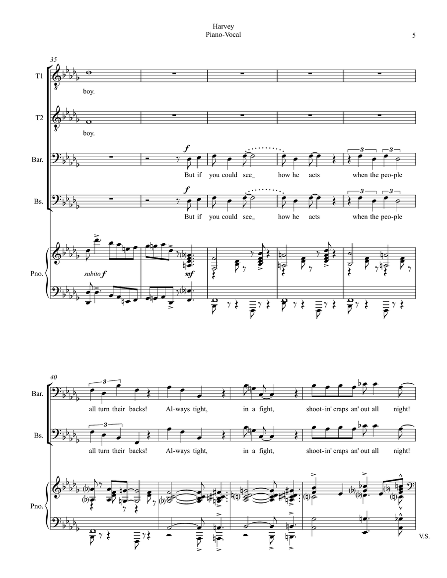 Harvey Harvey TTBB scores gallery preview page 5