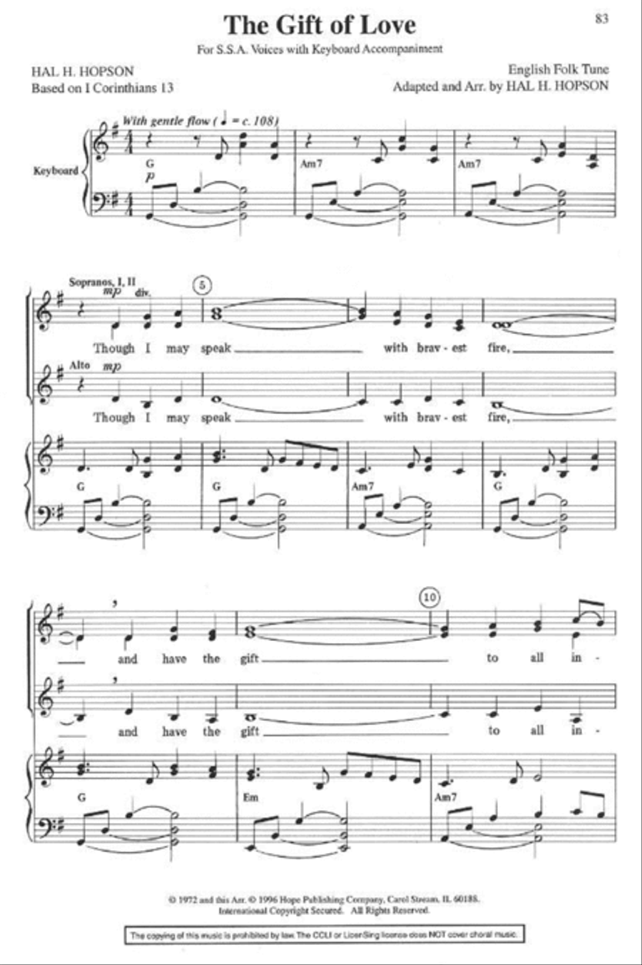 Women in Song 1 Women's Choir scores gallery preview page 5