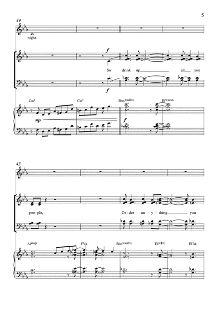 Angel Eyes 4-Part scores gallery preview page 5