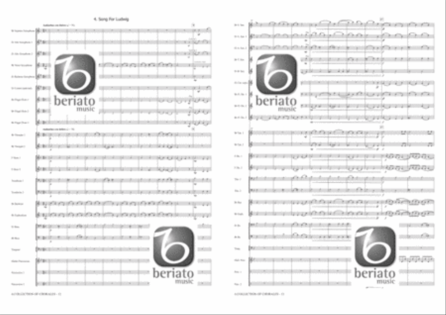 A Collection of Chorales Choir scores gallery preview page 5
