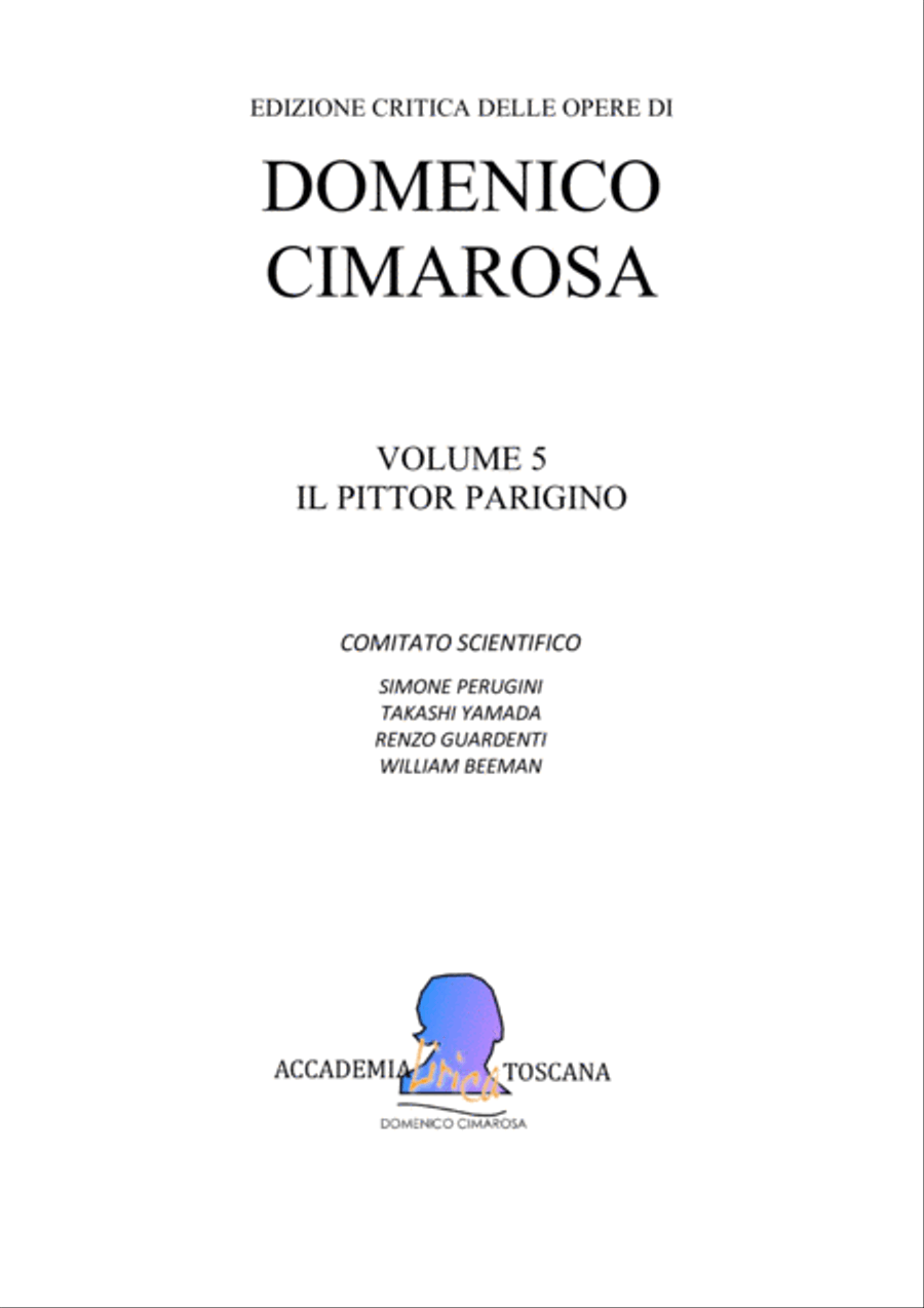 Il Pittor Parigino [Vocal Score] Small Ensemble scores gallery preview page 2