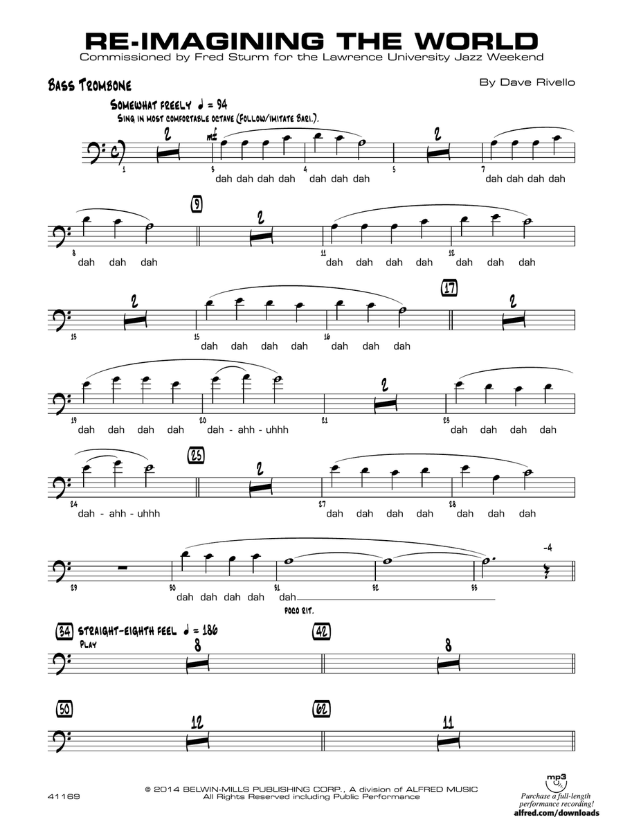 Re-Imagining the World: Bass Trombone