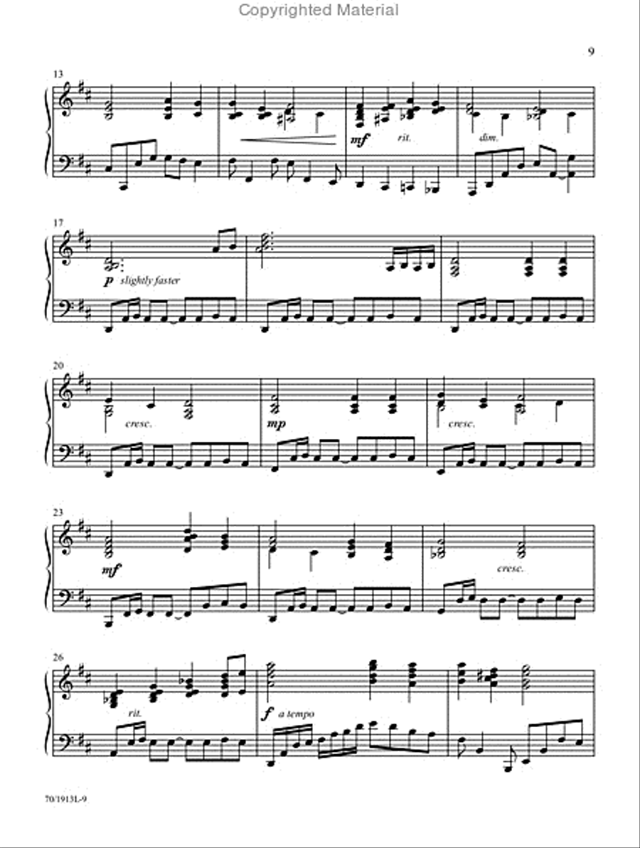 Risen to Reign Piano Solo scores gallery preview page 7