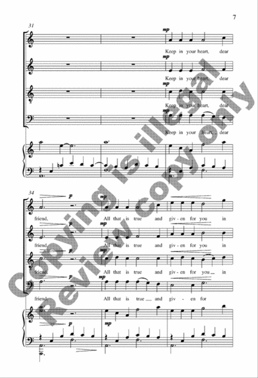 Ever Love Ever Love 4-Part scores gallery preview page 7