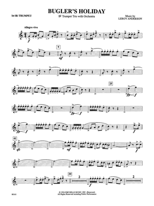 Bugler's Holiday: 1st B-flat Trumpet