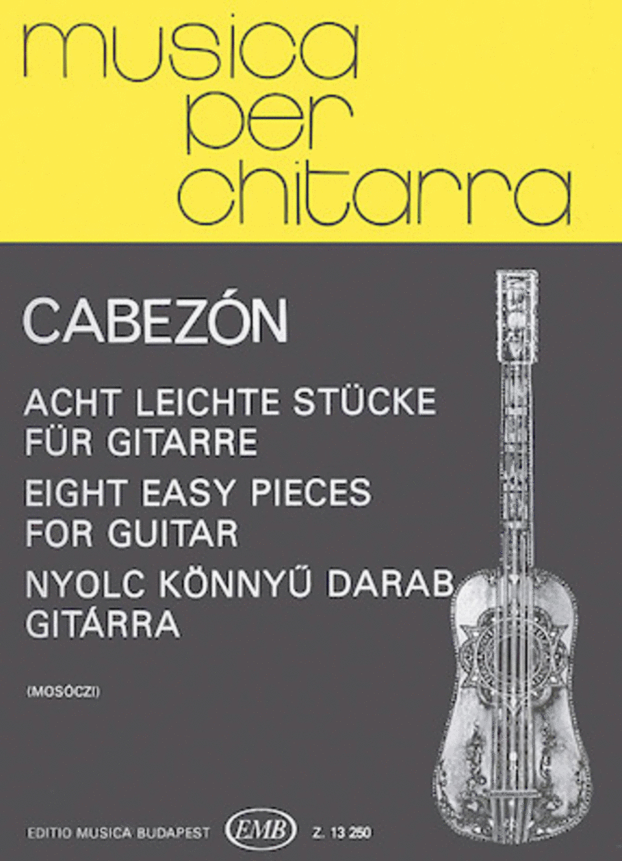 Eight Easy Pieces Classical Guitar scores gallery preview page 1