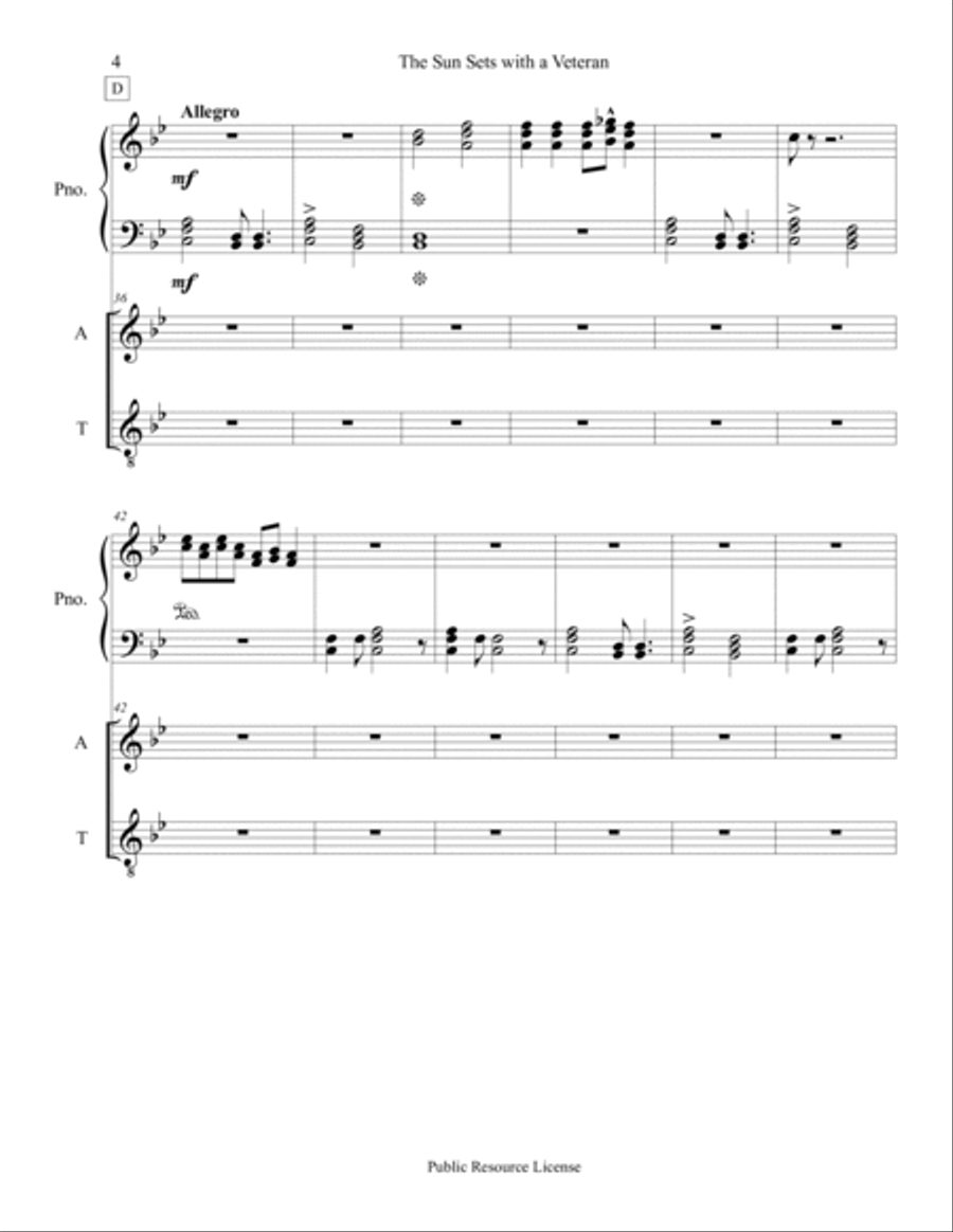 The Sunsets with a Veteran Brass Duet scores gallery preview page 4