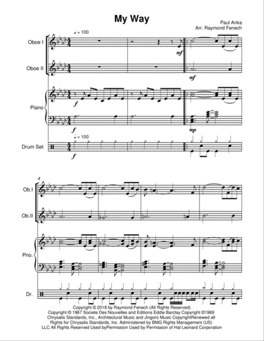My Way Woodwind Duet scores gallery preview page 6