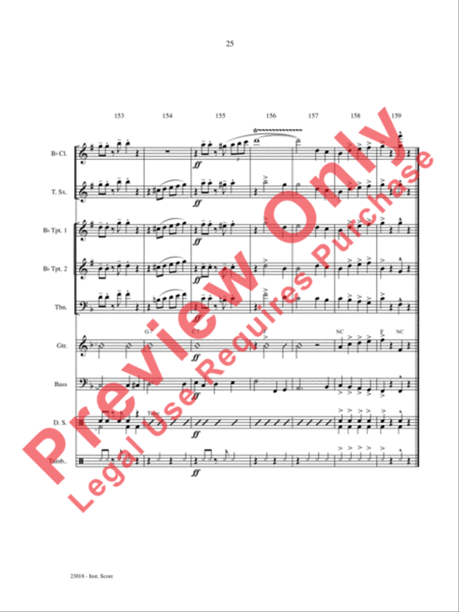 Swing Low, Sing Low Choir scores gallery preview page 26